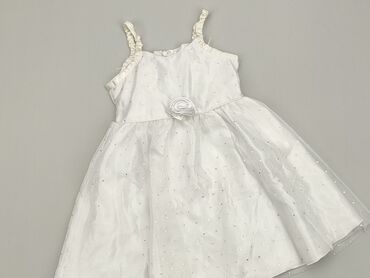 sukienka z rozciętymi rękawami: Sukienka, 12-18 m, stan - Dobry