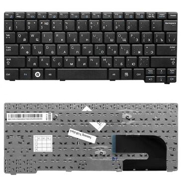 Клавиатуры: Клавиатура для Samsung N148 N150 NB30 white /Black Арт.58 Совместимые
