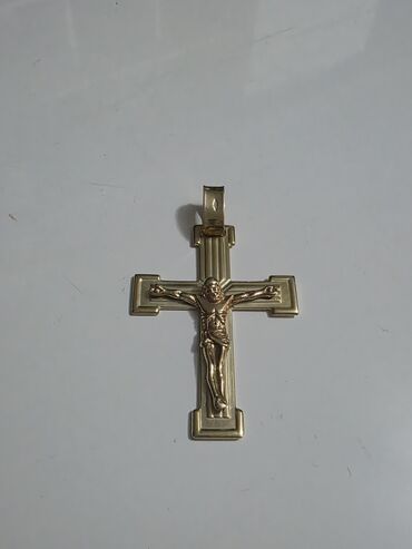 Ogrlice: ​💎 EKSLUZIVNA PONUDA: Ručno Rađen Zlatni Lanac i Krst (585) ​Ovo je — 11