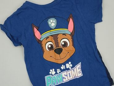 top niebieski sinsay: T-shirt, Nickelodeon, 5-6 years, 110-116 cm, condition - Very good