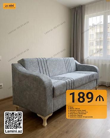 Divan – La Mini - Ölçü: 200 sm - Mexanizm: açılan, bazalı (yataq lalafo.az -da Divan – La Mini - Ölçü: 200 sm - Mexanizm: açılan, bazalı (yataq