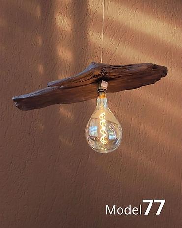 ic lampa: Visilica model 77 LED AMBER Visilica napravljena  od unikatnog komada — 1
