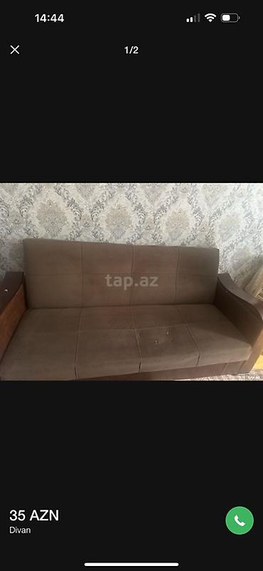 ən ucuz divanlar: Divan – 35 AZN - Model: sadə və praktik üçoturacaqlı divan - Rəng — 2