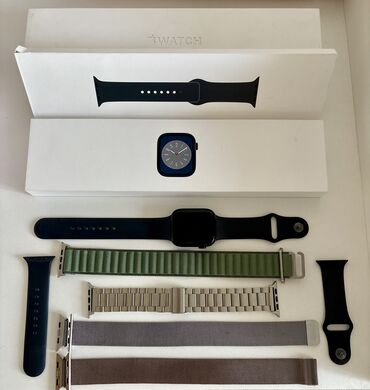 ipad новый: Продаю Apple watch 8 45mm, полный комплект, зарядка, ремешки