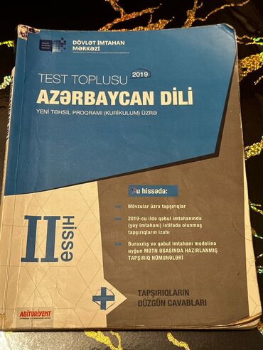 ingilis dili test toplusu 1 ci hisse pdf yüklə: Dim Test toplusu 2ci hissə Azərbaycan dili