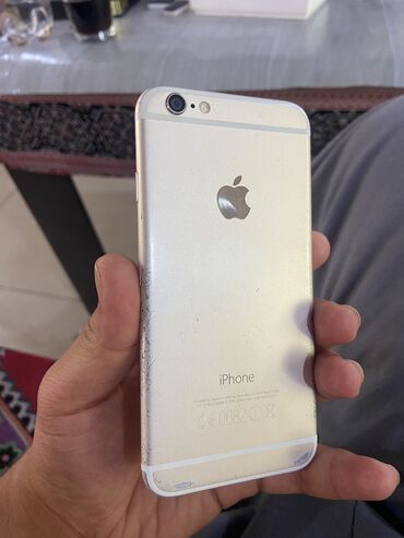 сотовый телефон fly ezzy 9: IPhone 6, 128 GB, Matte Gold, Zəmanət, Barmaq izi, Simsiz şarj
