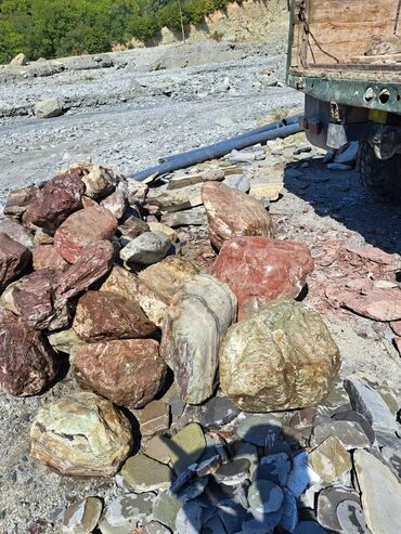 Dekorativ daşlar: Təbii daş naxışlı fasad örtüyü - Material: dekorativ təbii daş — 10