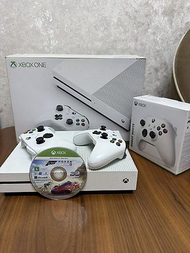 xbox satış: Xbox One S (White) oyun konsolu dəsti Hediye verilir FORZA 5 oynu — 1