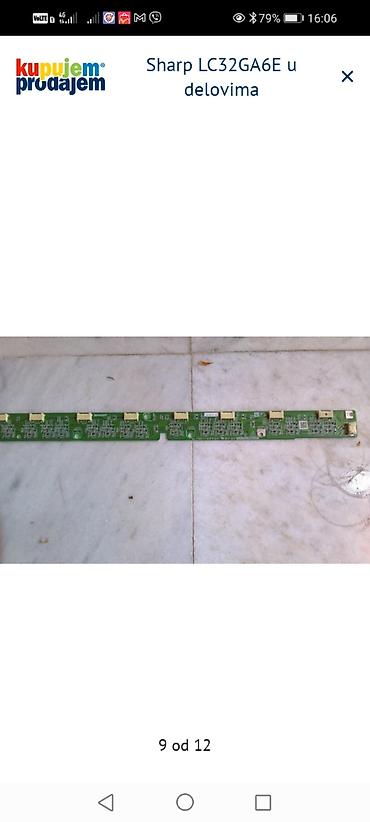 Aksesoari za TV i video: Sharp LC32GA6E – delovi Raspoložive originalne ploče i moduli za TV — 10