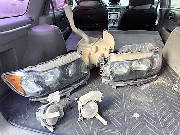 туманка форестер: Комплект передних фар Subaru 2006 г., Б/у, Оригинал, Япония — 3