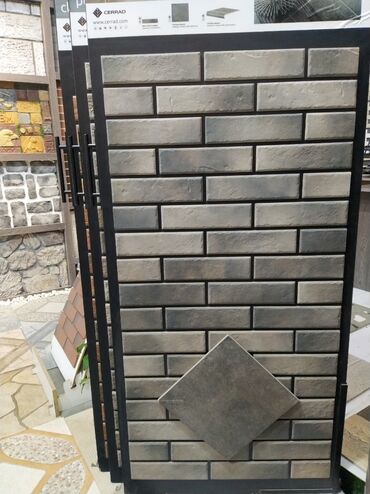 Dam örtükləri: CERRAD Retro Brick / Cottage “Pepper” dekorativ kərpic/plitə
