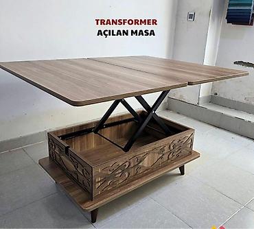 Masalar: Jurnal masası, Yeni, Transformer, Laminat, Dördbucaq masa — 2