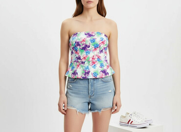 azteckie wzory ubrania: FB Sister, T-shirt damski, rozmiar XS