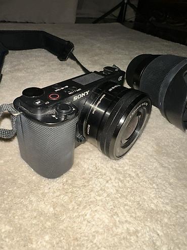 полароид фотоаппарат: Sony ZV-E10 + 2 оригинальных объектива Sony + 2 вспышки Godox + карта — 7