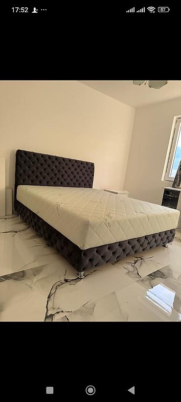 Kreveti: Tapacirani SPRING box francuski krevet sa uzglavljem – model sa — 12