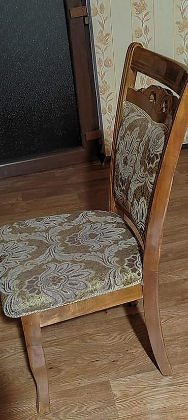 Столы и стулья для зала: Стол и стул для зала, Б/у, цвет - Коричневый — 3