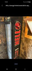 Dərin dondurucular: HELL Energy Drink brend vitrin soyuducu - Brendli vitrin tipli içki
