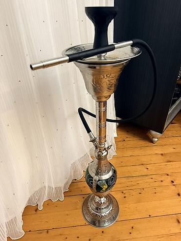 şərq kostyumları: Nargilə (şişəli, metal oymalı klassik model) - Material: cilalanmış — 3
