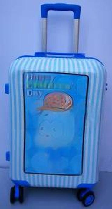 Rančevi, torbe i koferi: Dečji kofer na točkiće – “Happy Children” - Čvrsta ABS/plastik — 10