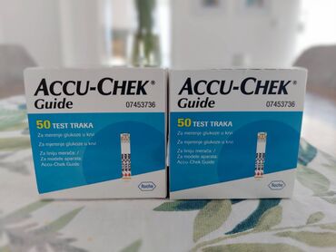 medicinski mantil: Accu check guide, neotpakovane kutijice u roku