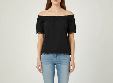 bluzki hiszpanki plus size allegro: H&M, Жіноча блуза, розмір S