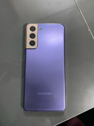 Samsung: Samsung Galaxy S21 5G, Б/у, 256 ГБ, цвет - Фиолетовый, 1 SIM