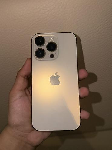 iphone 17 pro max ag: IPhone 14 Pro, 256 GB, Qızılı, Zəmanət, Barmaq izi, Face ID — 1