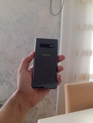 Telefon üçün soyuducular: Samsung Galaxy S10, 512 GB, rəng - Qara, Barmaq izi