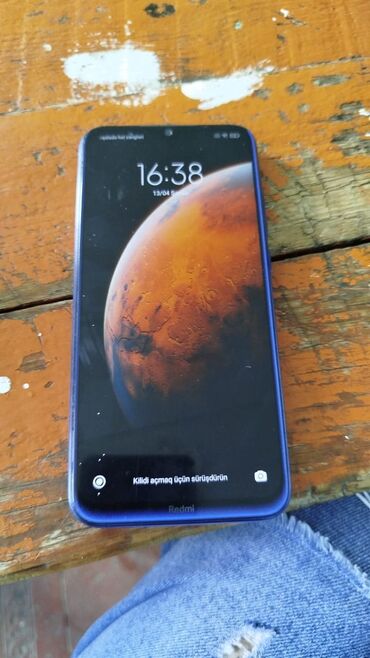 cat telefon: Xiaomi Redmi Note 8, цвет - Синий, 
 Отпечаток пальца, Face ID