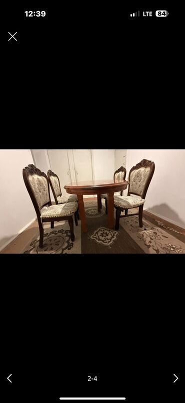 стол для кроя: Зал үчүн үстөл, Колдонулган, Бүктөө, Oval