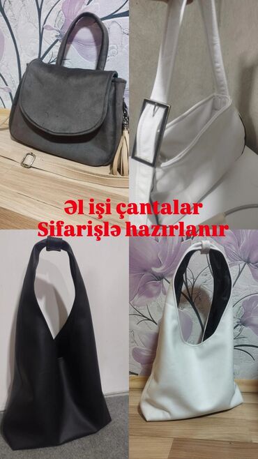 Qazanlar: Əl işi çantalar – sifarişlə hazırlanır. - Modellər: klassik flap