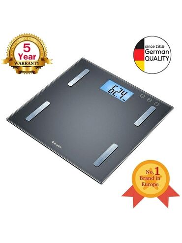 Vage za merenje telesne težine: "Beauer"® MADE IN GERMANY® multi smart VAGA koja meri kalorije — 9