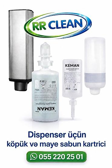 boltun nomresi: Dispenser üçün köpük və maye sabun kartricləri - Brend: RR Clean / — 1