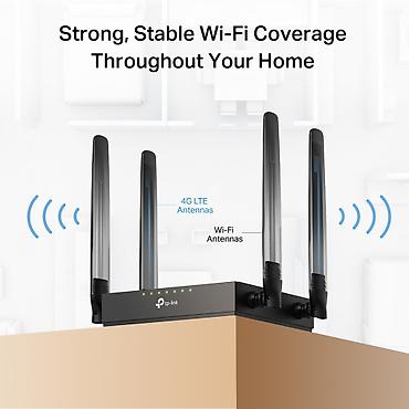 Модемы и сетевое оборудование: Tp-link Беспроводной 4G LTE маршрутизатор Надёжная сеть 4G – До 150 — 8