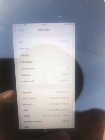 ayfon 7: IPhone 7 Plus, 128 GB, Jet Black, Barmaq izi