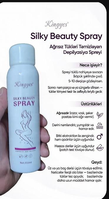 воск: Kingyes Silky Beauty Spray – Ağrısız tükləri təmizləyən depilyasiya — 1