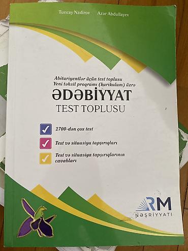 Testlər: Ədəbiyyat test toplusu RM nəşriyyatı — 1