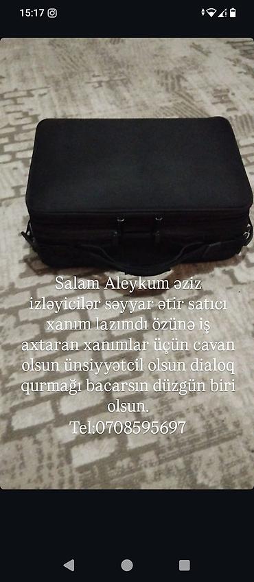 coban isi: Salam Tecili seyyar ətir satişina oğlan veyya qiz lazimdir maaş — 2