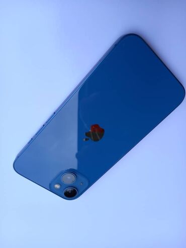 айфон 13 в корпусе хр: IPhone 13, Б/у, 128 ГБ, Синий, Защитное стекло, Чехол, Коробка, 91 %