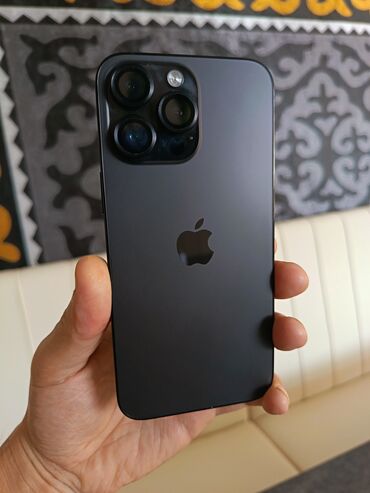 Apple iPhone: IPhone 14 Pro Max, Б/у, 256 ГБ, Black Titanium, Зарядное устройство, 79 %