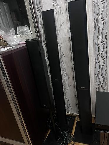sony uslitel: Sony ev kinoteatrı komplekti - Marka: Sony - Komplekt: 4 ədəd hündür — 2