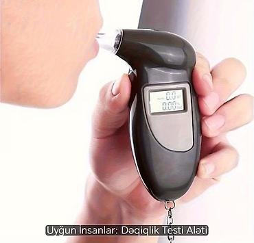 alkotester: Portativ Alkoqol Testeri (Breathalyzer) - Rəqəmsal LCD ekran — 8