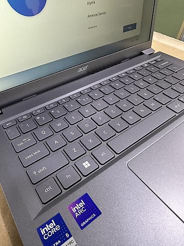 белый ноутбук: Ультрабук, Новый, Intel Core Ultra 5 — 3
