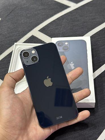apple ipad 8: IPhone 13, 128 GB, Midnight, Zəmanət, Simsiz şarj, Face ID — 1