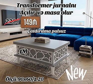 Düz masa, Transformer, Təkərsiz, Zəmanətsiz