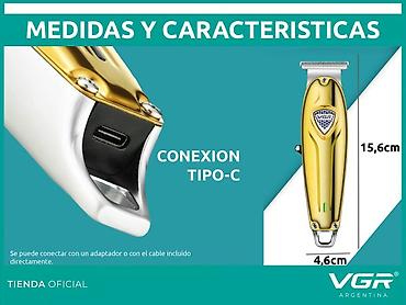 slayzer makinesi: Profissional Trimmer VGR 188 - 6000RPM /1400mAh / 240 Dəqiqə / — 4