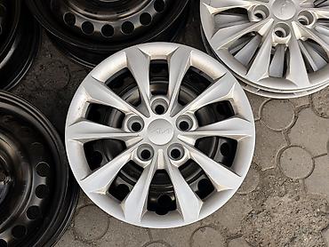 15: Железные Диски R 15 Hyundai, Комплект, отверстий - 5, Б/у — 3