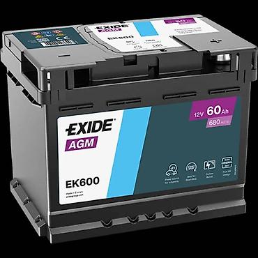 bmw akumulator: Exide, 60 ah, Orijinal, Fransa, Yeni — 1