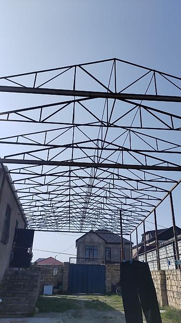 Dam örtükləri: Metal konstruksiya – həyət/maşınlıq üçün açıq meydança üstü Hamısı — 1