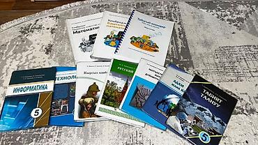 Учебники: Комплект школьных учебников для 5 класса (КР) Каждая книга по 300 В — 2